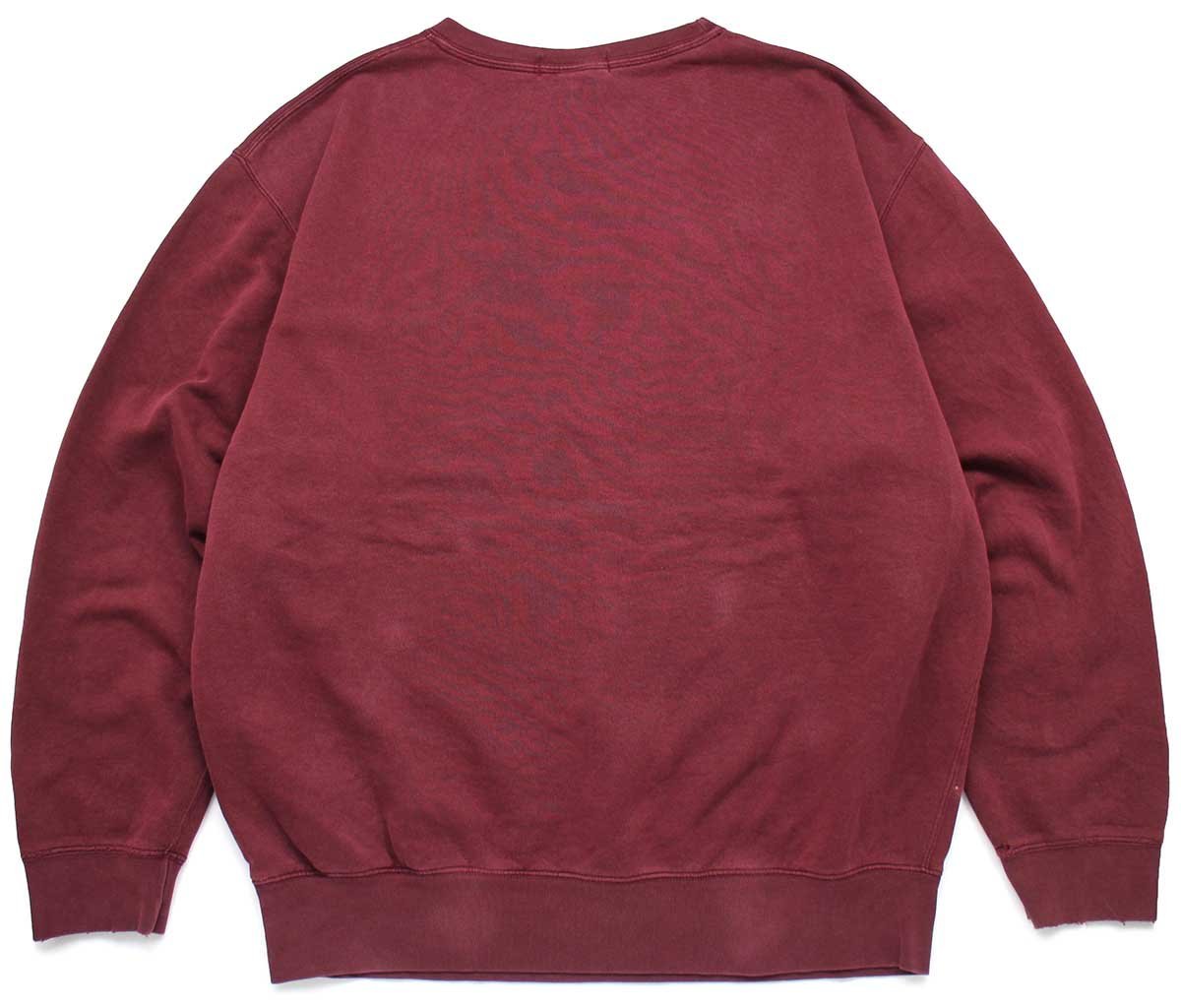 90s ポロ ラルフローレン ワンポイント スウェット バーガンディ XL