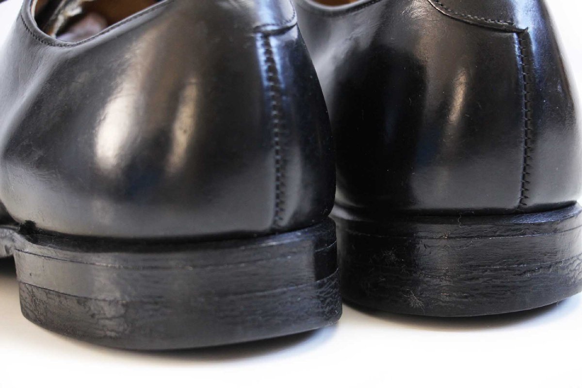 80s 米軍 サービスシューズ レザーシューズ 黒 6W☆革靴 - Sixpacjoe