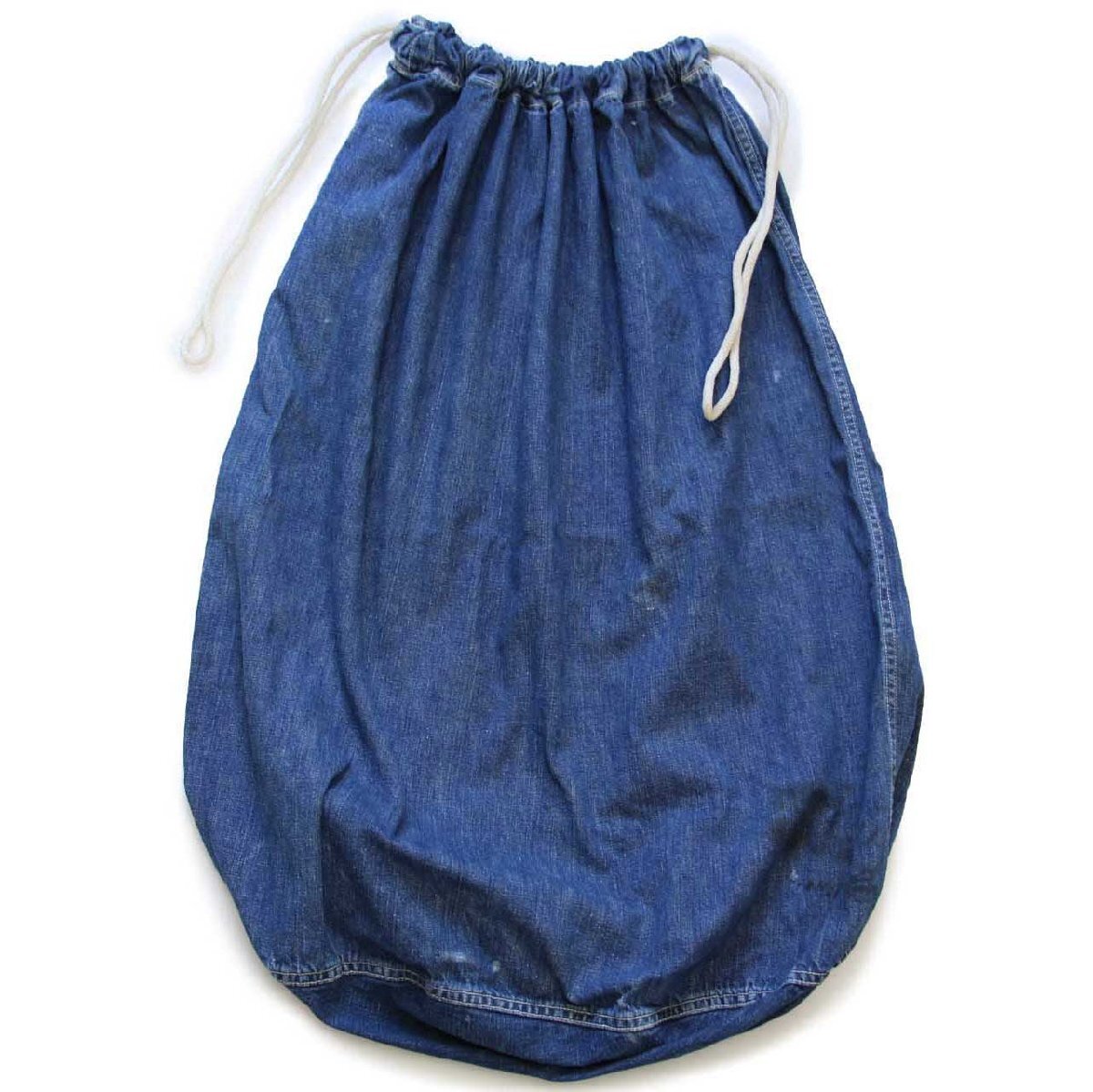 USミリタリー第二次大戦WWII 40's デニムランドリーバッグ 1940s