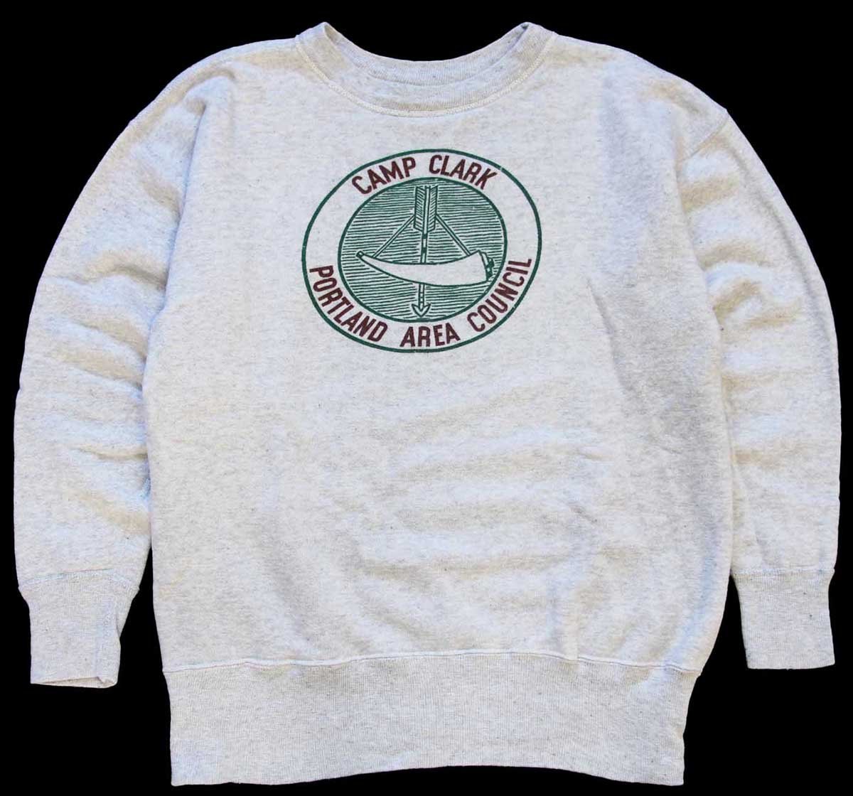 50s BSA ボーイスカウト CAMP CLARK PORTLAND AREA COUNCIL 染み込み