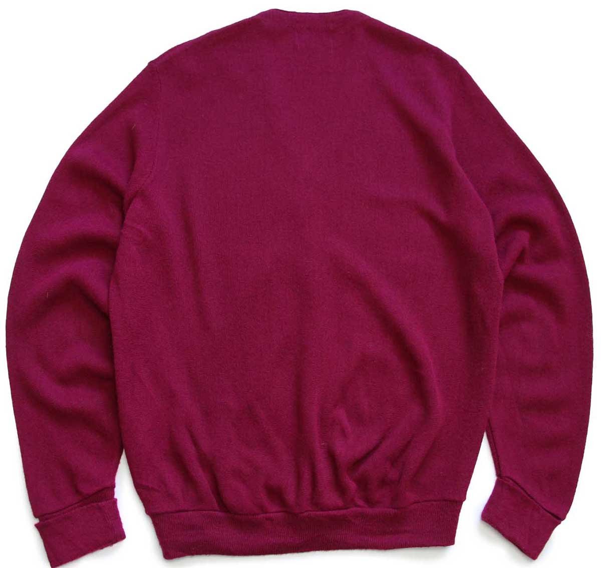 70s IZOD LACOSTE ラコステ ワンポイント パール編み アクリルニット