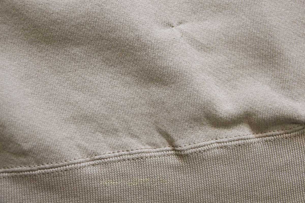 90s USA製 RUSSELLラッセル 無地 前V スウェット ブラウンベージュ L