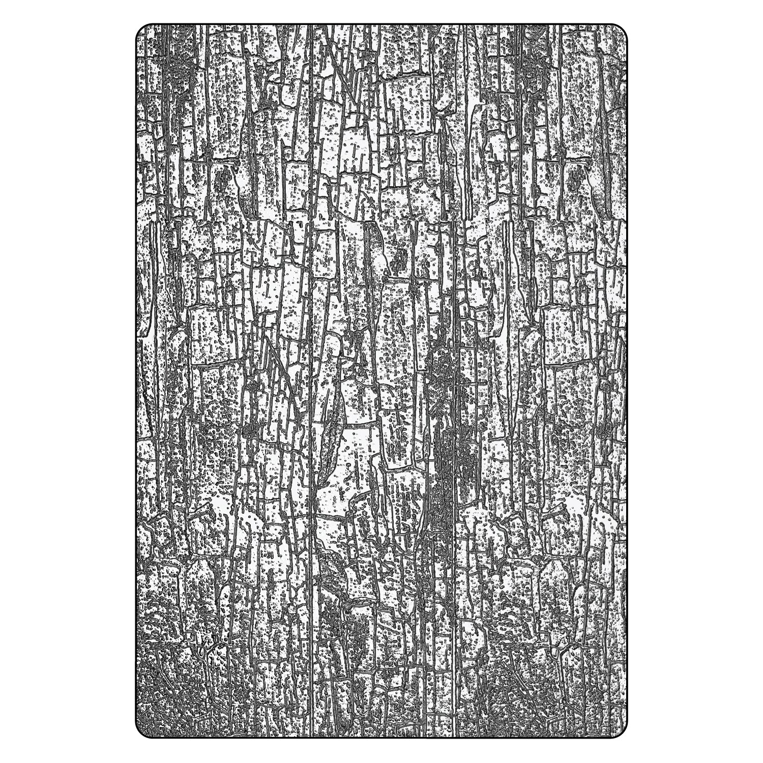 Sizzix 3-D Texture Fades Embossing Folder - Cracked Large/A5 by