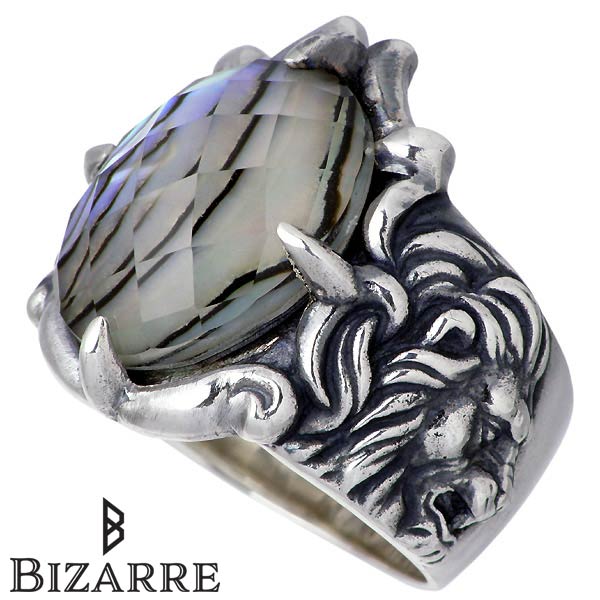 Bizarre(ビザール) ライオンアバロン シルバー リング 指輪 14～22号