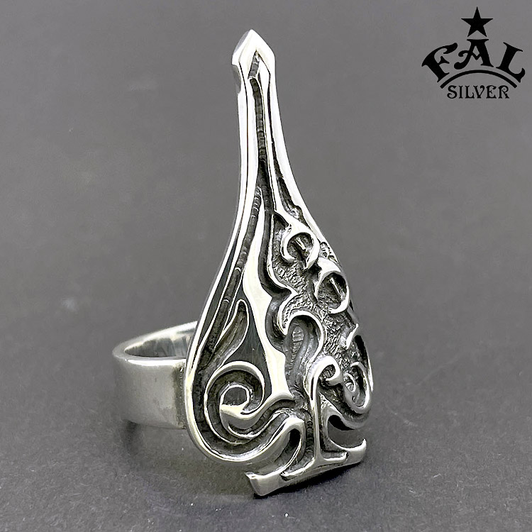 エフエーエル F.A.L FAL シルバー リング Destiny arrow スペード