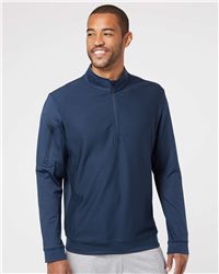 adidas A295 Men's Textured 1/4-Zip Pullover | S&S