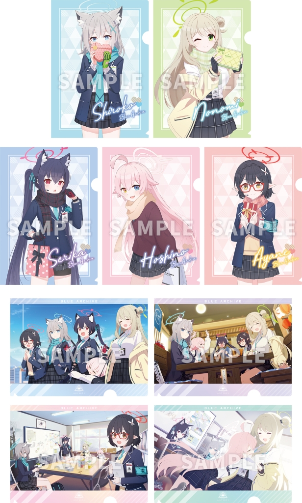 ローソン「ブルアカ」クリアファイル先着プレゼント、アビドス対策委員