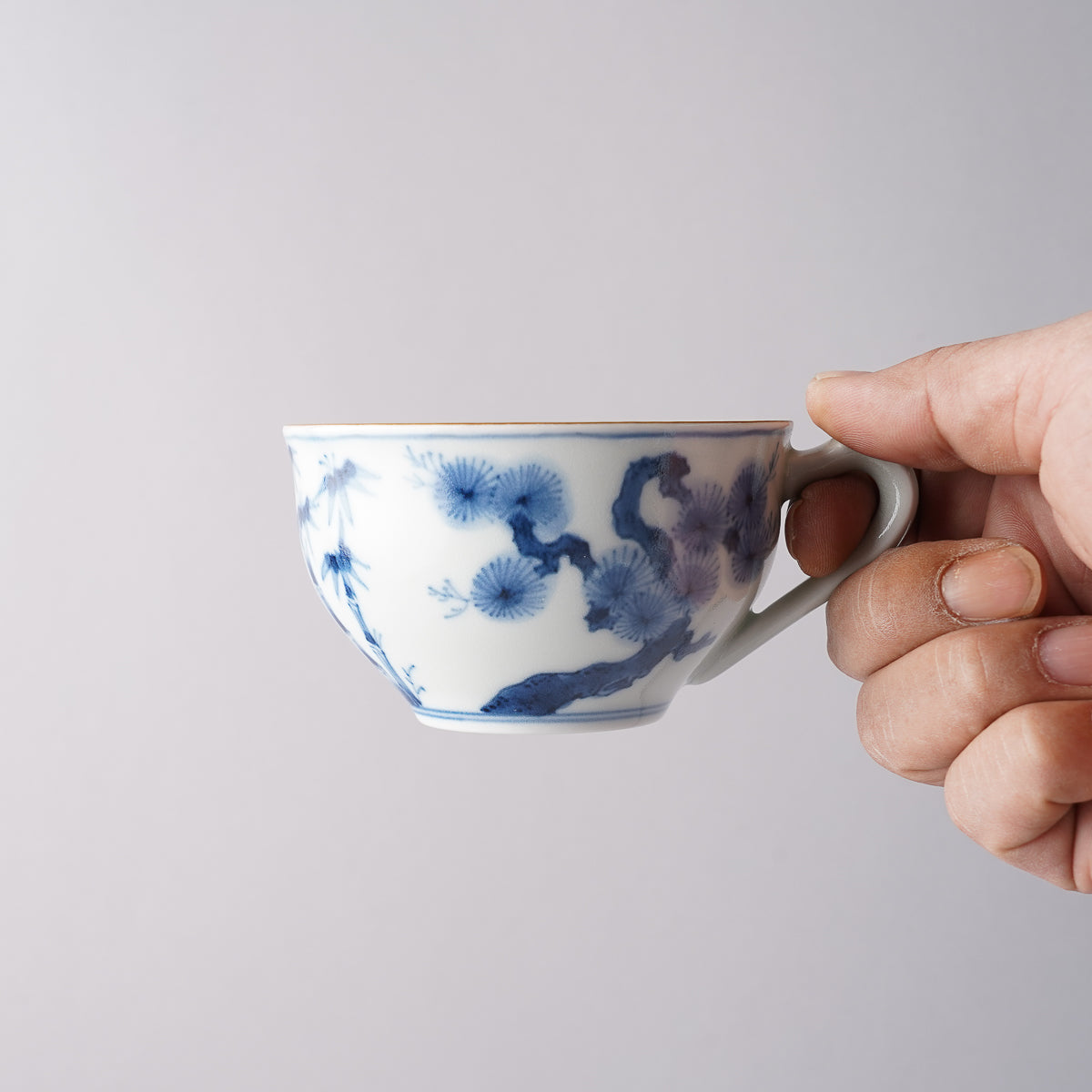 有田焼 古染付 松竹梅紋 コーヒー碗皿 200ml 宝泉窯の通販｜Studio1156