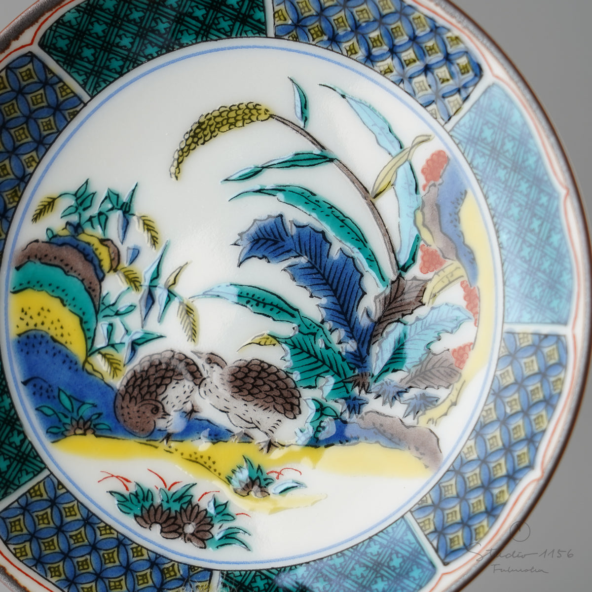 九谷焼 古九谷(色絵) 豆小皿 10.5cm 青郊窯の通販｜Studio1156