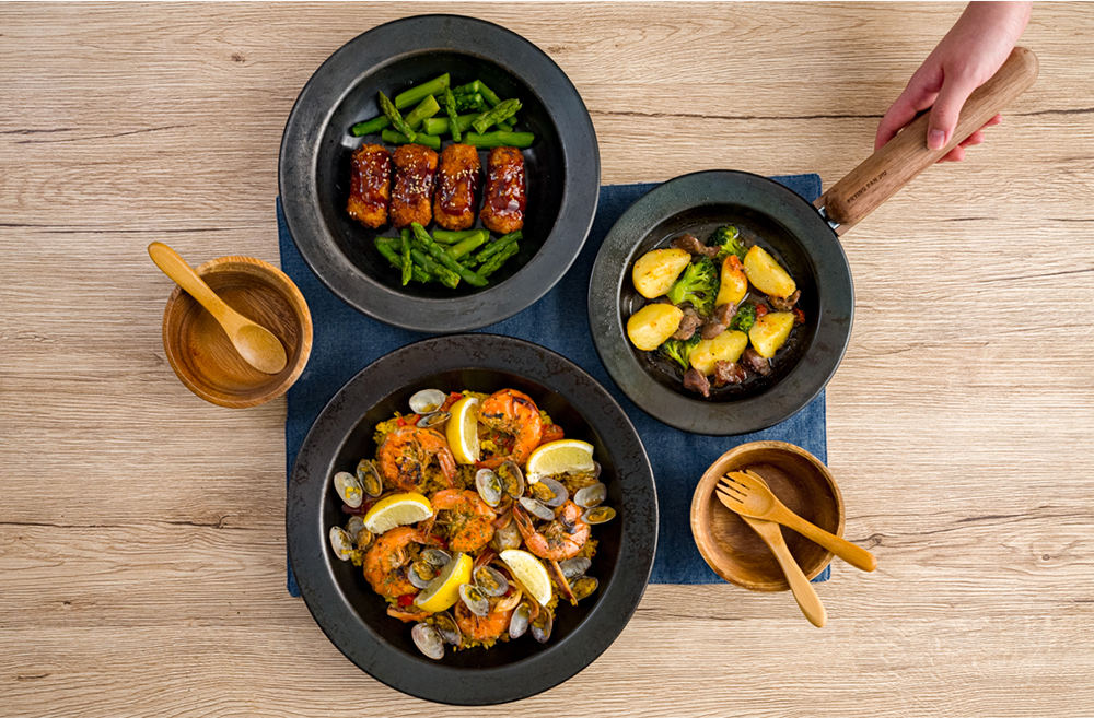 FRYING PAN JIU「フライパン ジュウ」ハンドルセット深型M 調理器具