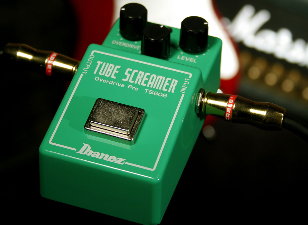 Ibanez Tube Screamer TS808 Overdrive, distortion & fuzz effect pedal