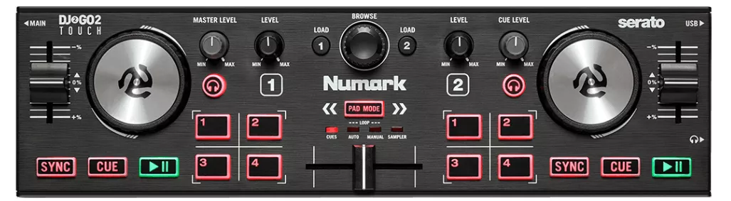 Numark DJ2GO2 Touch Usb dj-controller