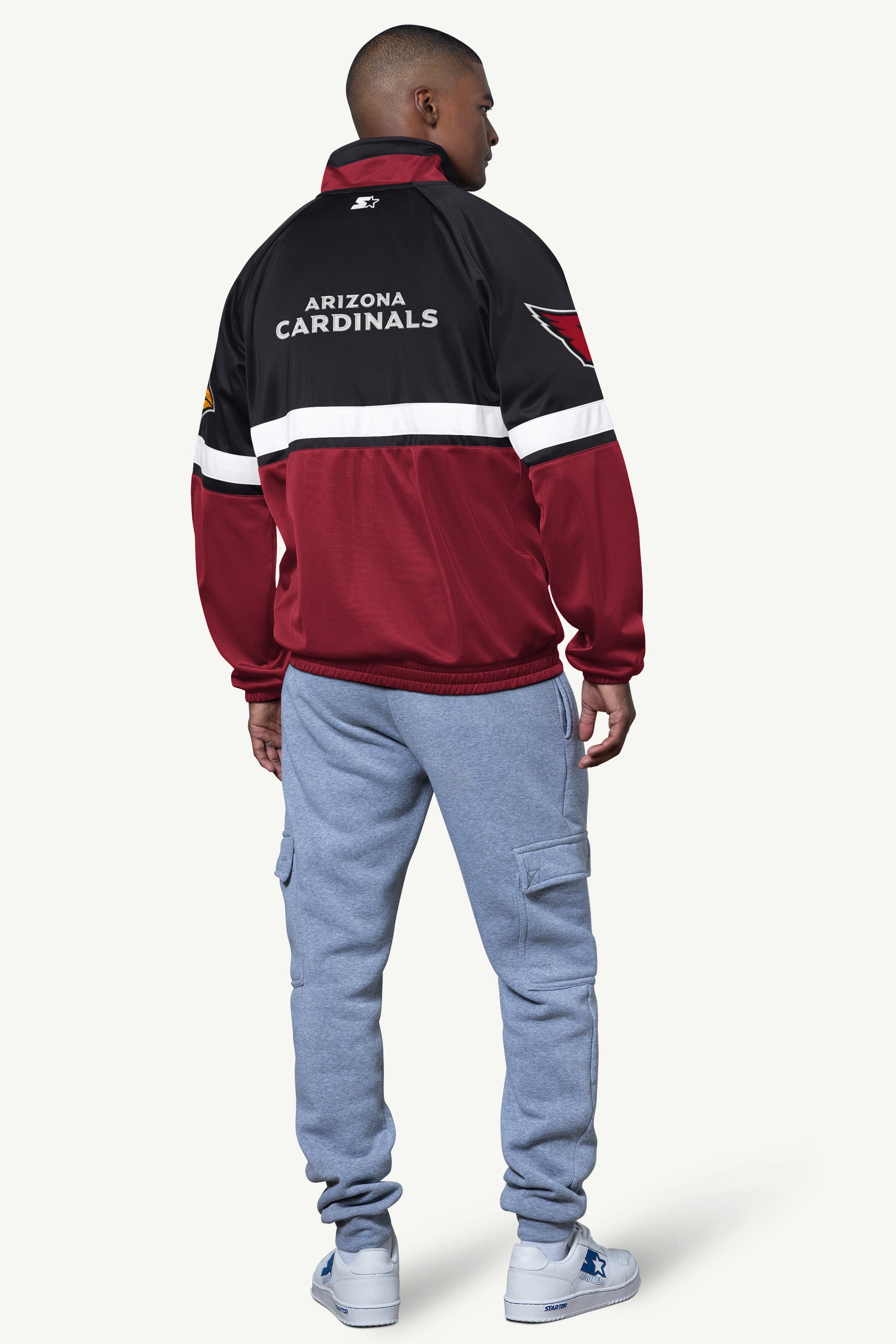 Mens Arizona Cardinals Veteran Track Jacket | NFL | Starter