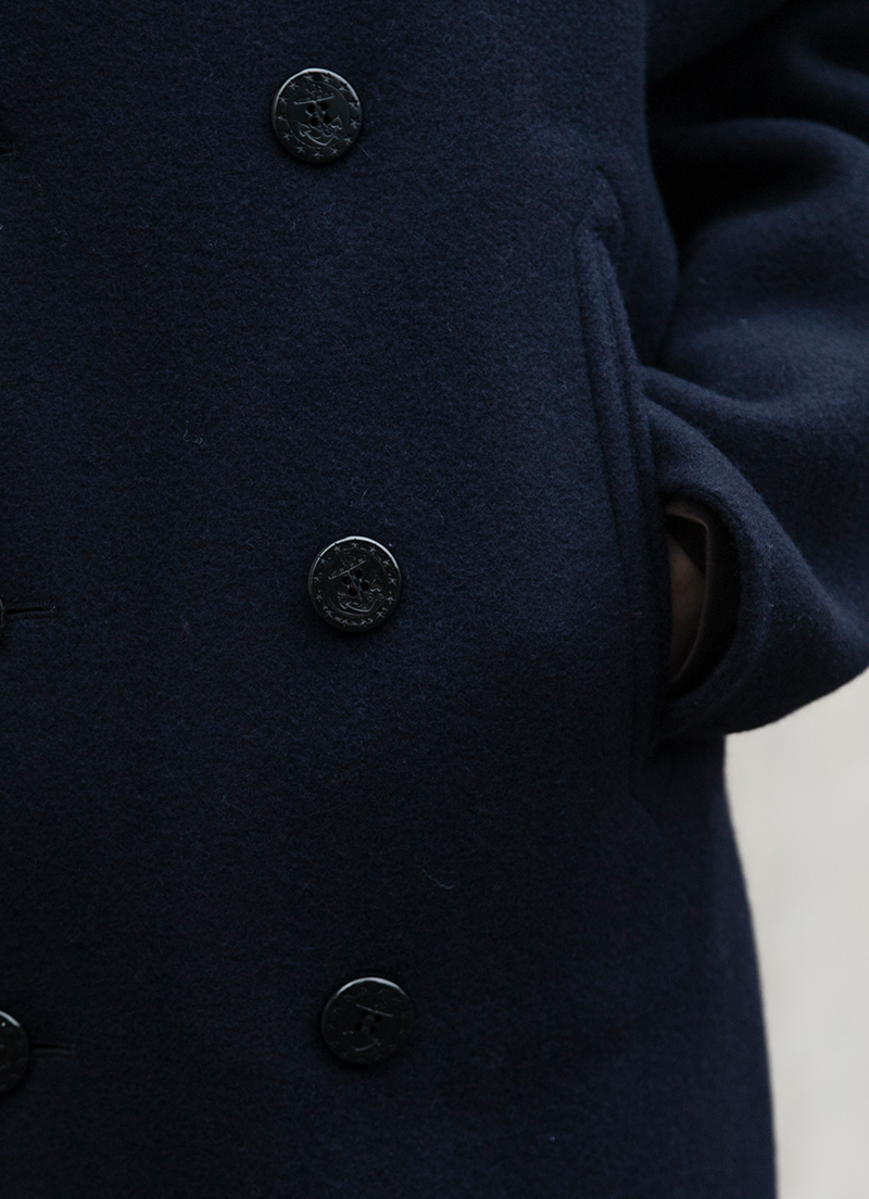 HYKE＞ダブルフェイスピーコートが入荷 | st company online store