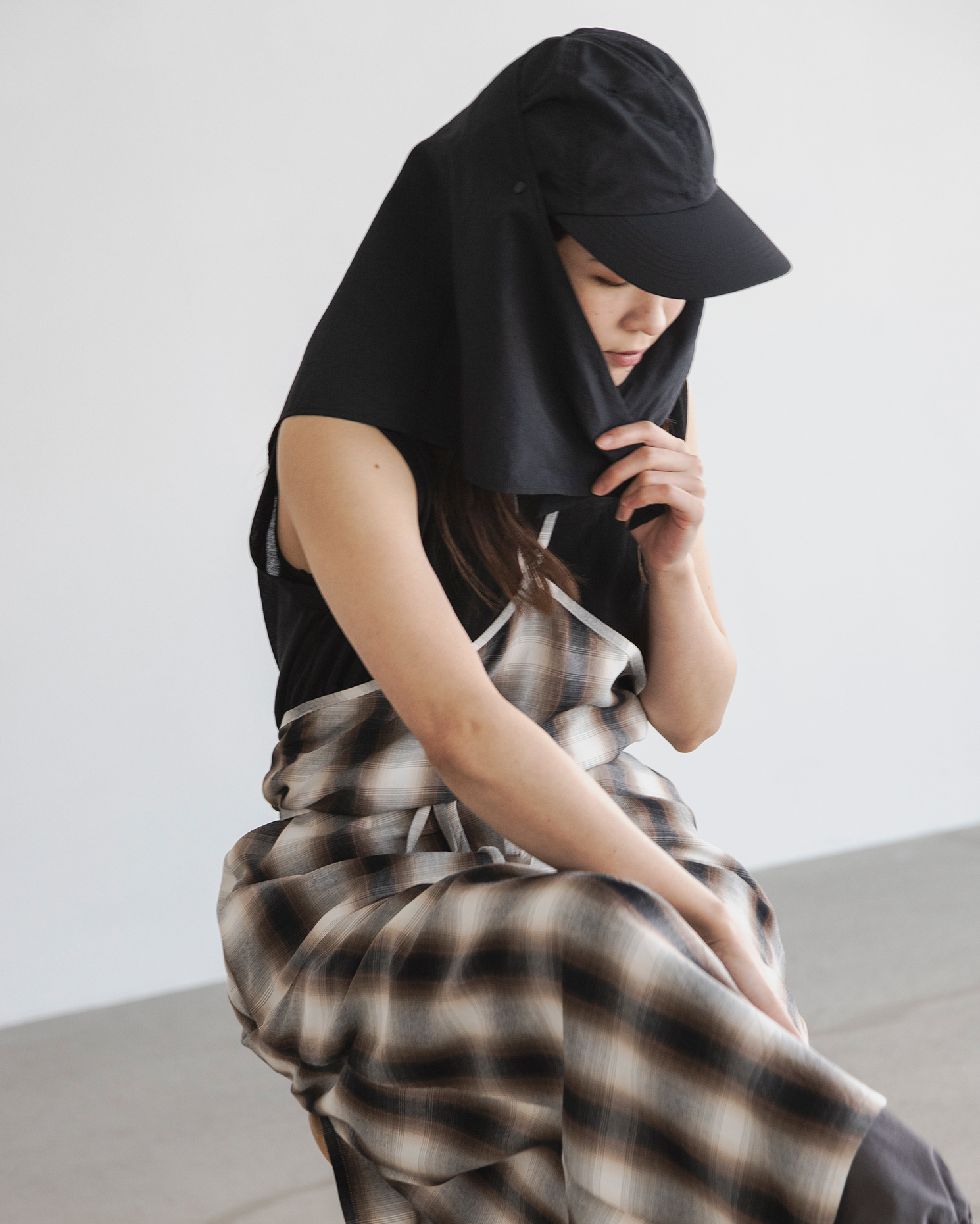 PHEENY＞Nylon taffeta cap with scarf が待望の再販売 | st company