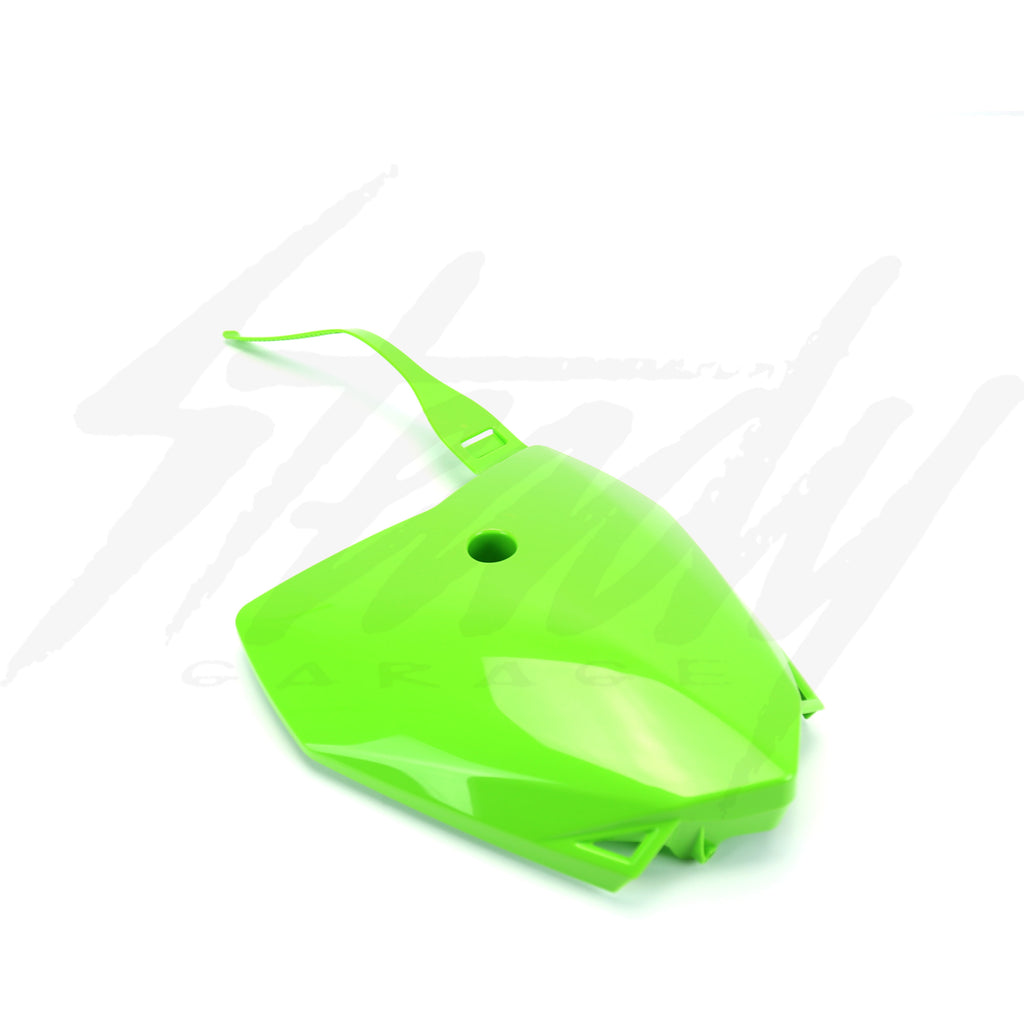 UFO Racing Front Number Plate - Universal Fitment, KLX110, Z125