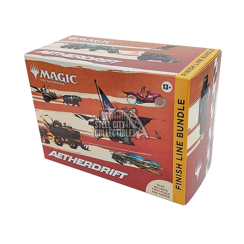 Magic the Gathering Aetherdrift Finish Line Bundle Box | Steel