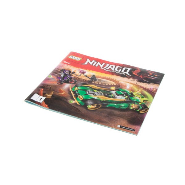 1x Lego Set Auto Ninjago Ninja Nightcrawler 70641 grün unvollständig