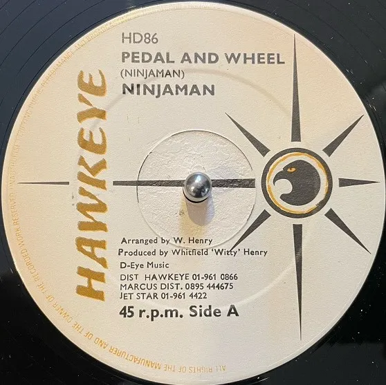 NINJAMAN / PEDAL AND WHEEL [12inch - HD86]：REGGAE：アナログ