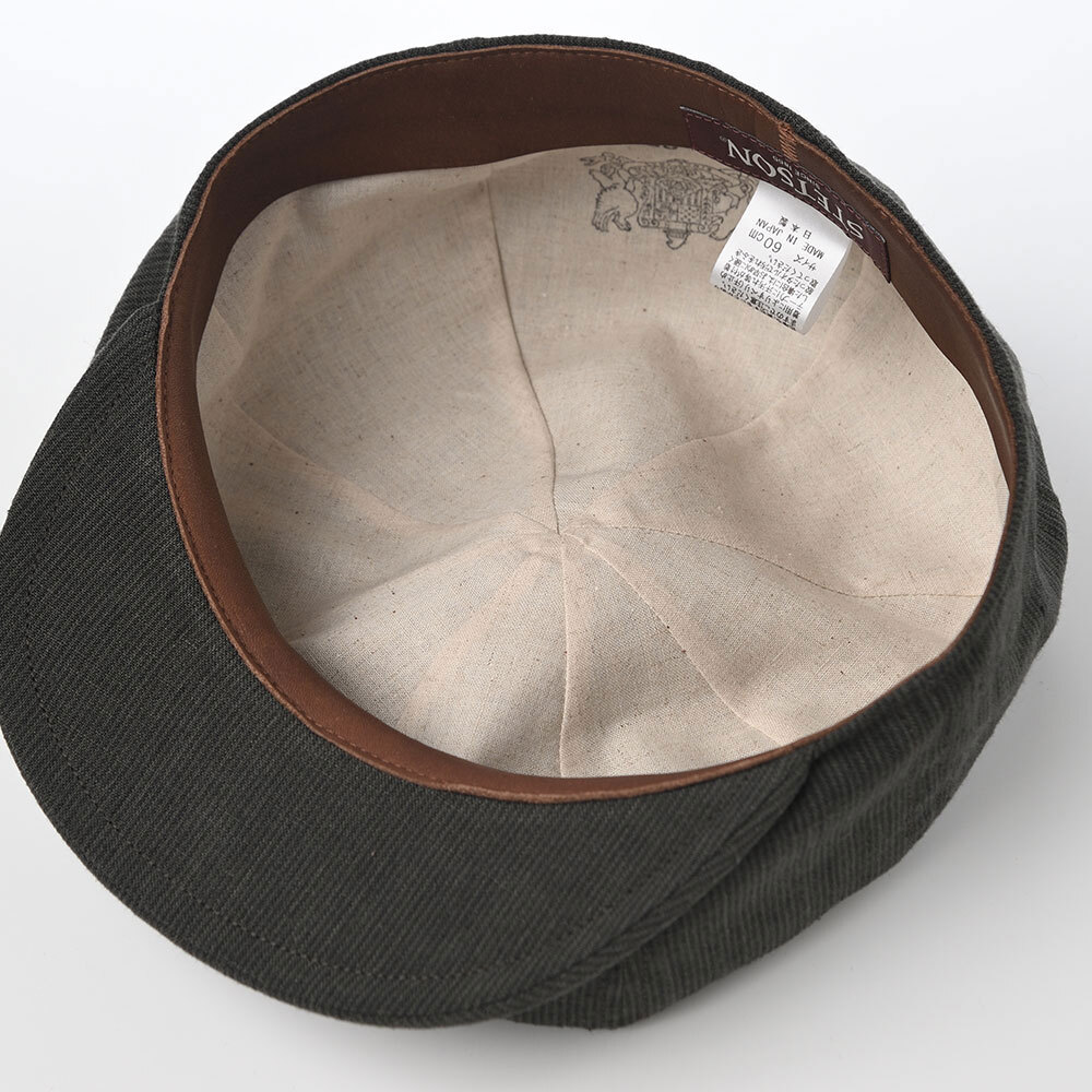 LINEN CASQUETTE（リネン キャスケット） SE762 カーキ - STETSON