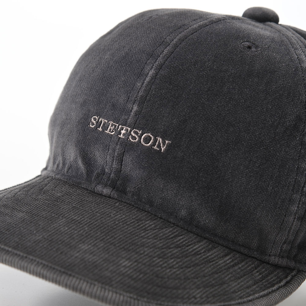 CORDUROY CAP（コーデュロイキャップ）SE127 グレー - STETSON Online Shop