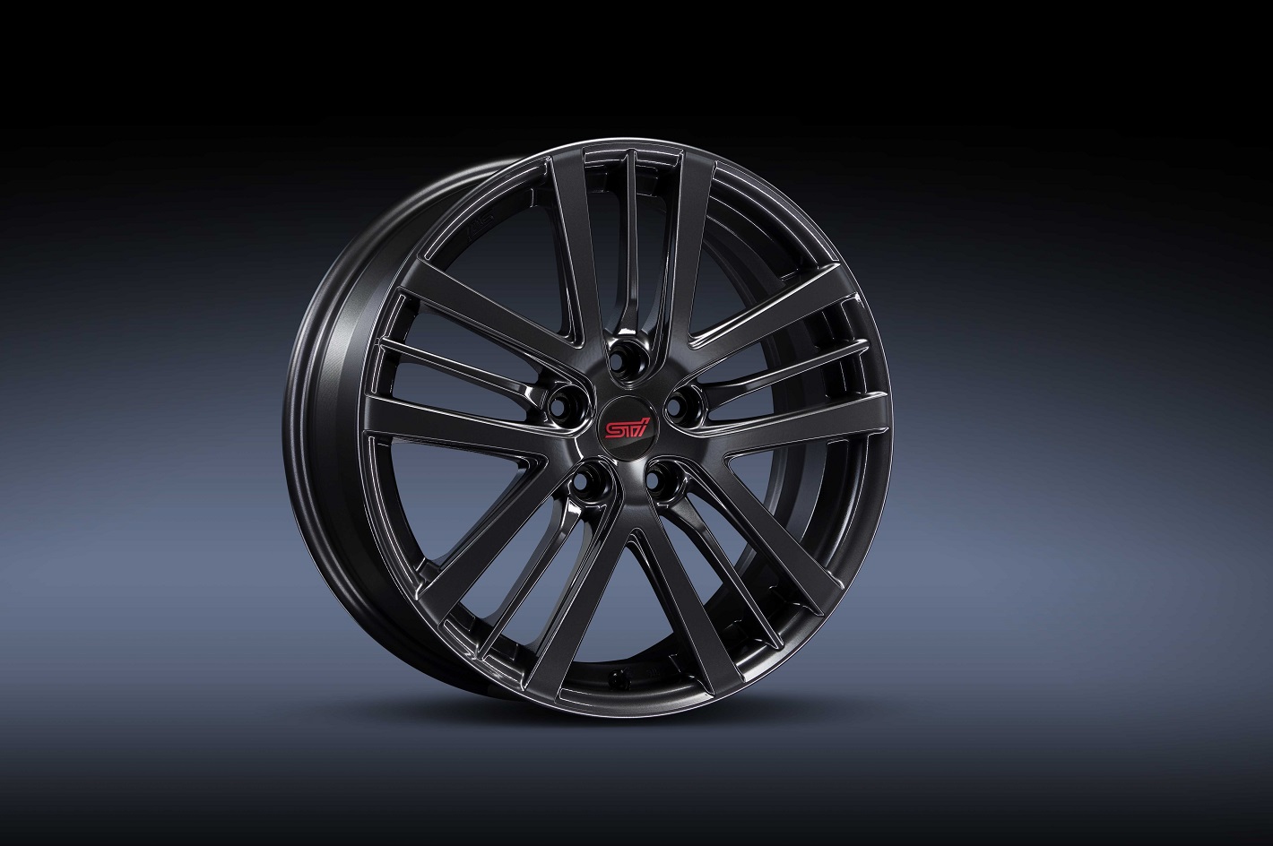 アルミホイールセット17インチ 7J（ブラック）：CROSSTREK（GU