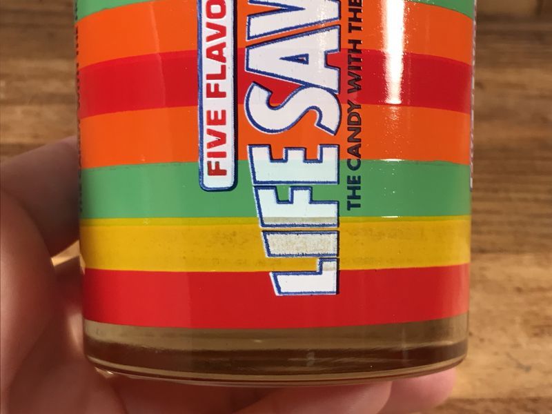 Five Flavor Roll Candy “Life Savers” Glass ライフセーバー