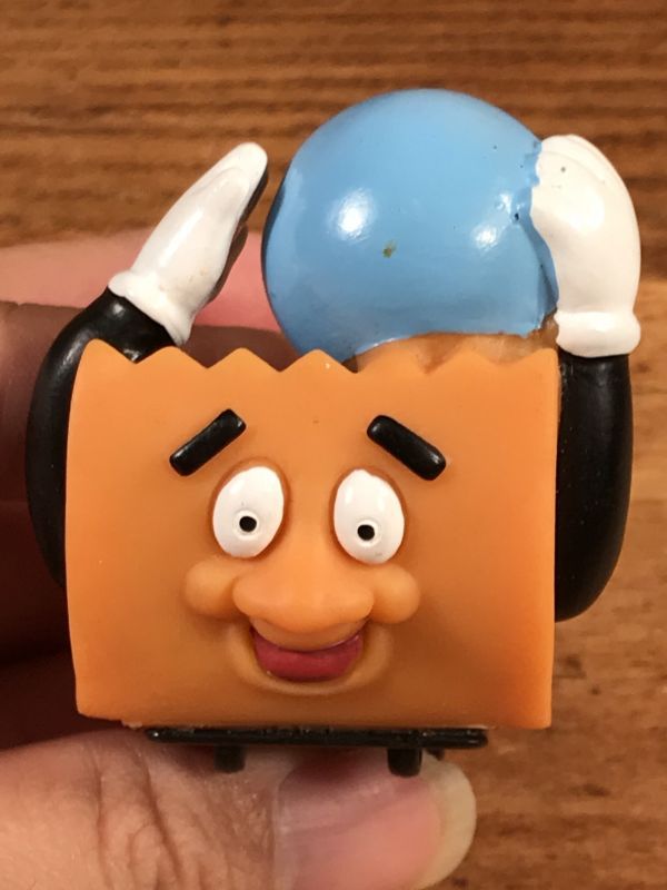 Sonic Drive-In Brown Bag Bowlers “Blue Ball On Head” Meal Toy