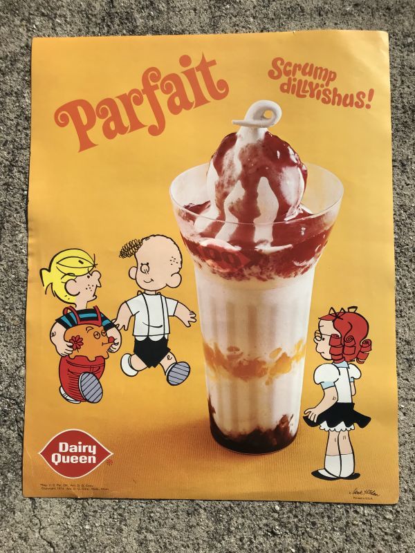 Dairy Queen Dennis The Menace “Parfait” Poster デイリークイーン