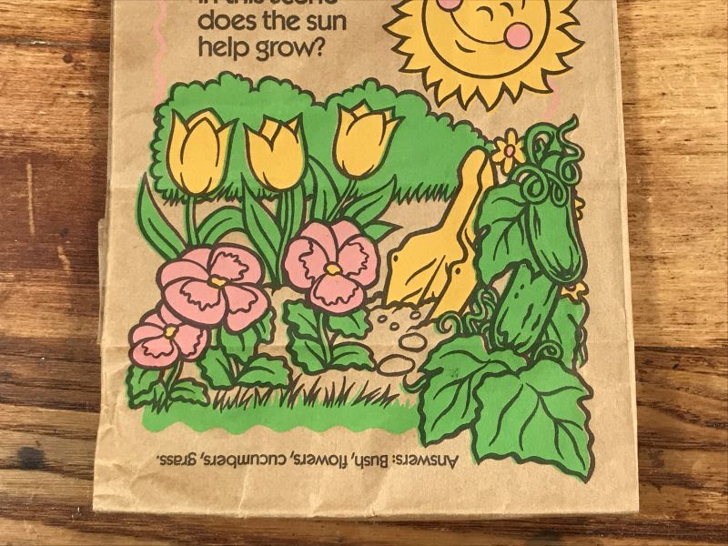 McDonald's “Nature's Helpers” Happy Meal Paper Bag マクドナルド