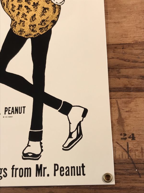 Planters Mr.Peanuts Metal Sign ミスターピーナッツ ビンテージ