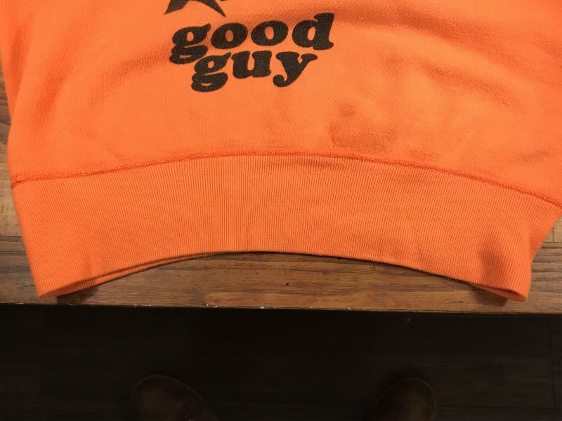 Smile Face “Kisn Good Guy” Single-V Sweatshirt スマイル ビンテージ