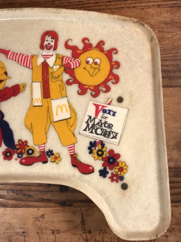 McDonaldland Glass Fiber Kids Tray マクドナルド ビンテージ キッズ