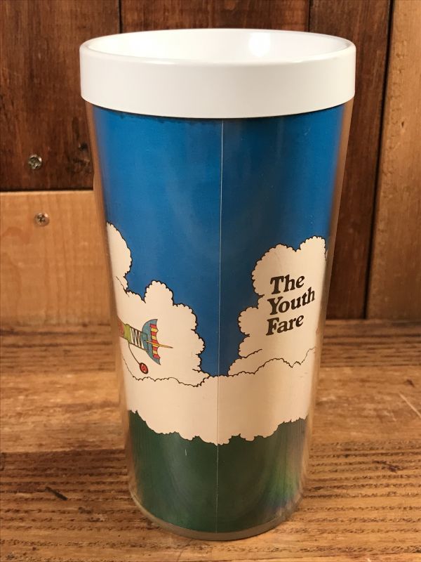 Thermo-Sew Peter Max 7up Plastic Tumbler セブンアップ ビンテージ