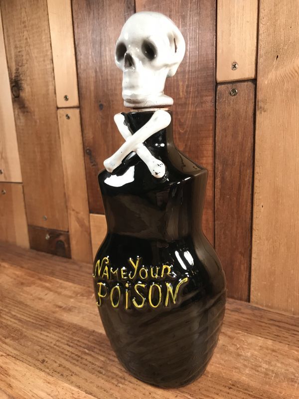Name Your Poison Skull Decanter スカル ビンテージ デカンタ