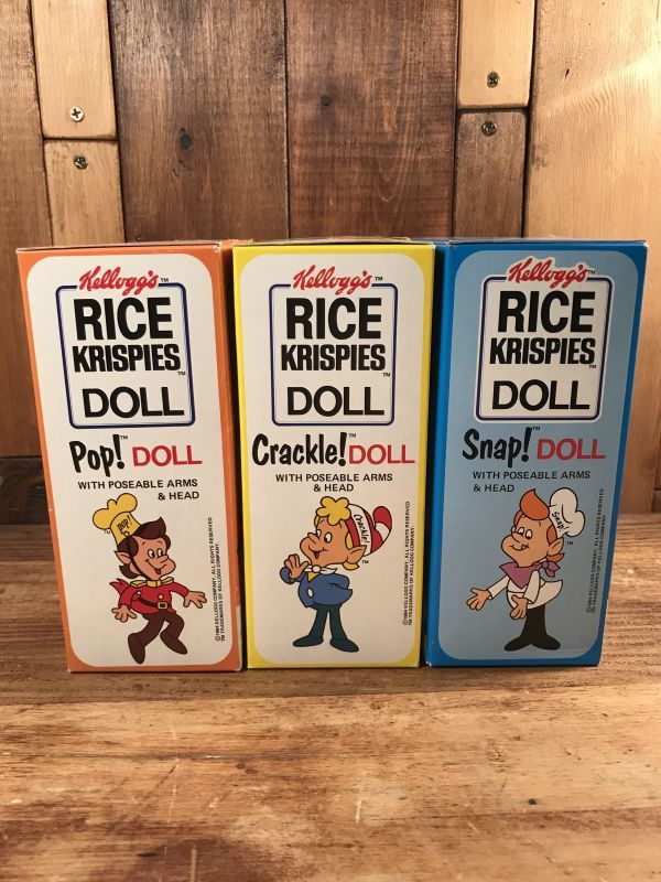 Kellogg's Rice Krispies “Snap!Crackle!Pop!” Doll Set スナップ