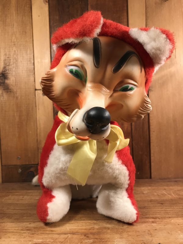 Big Bad Wolf Rubber Face Doll オオカミ ビンテージ ラバーフェイス