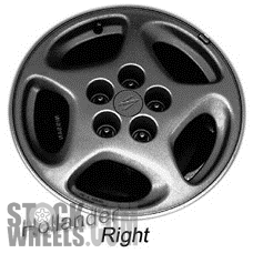 Nissan 300ZX (1990-1996) 16x7.5 Aluminum Alloy Silver 5 Spoke