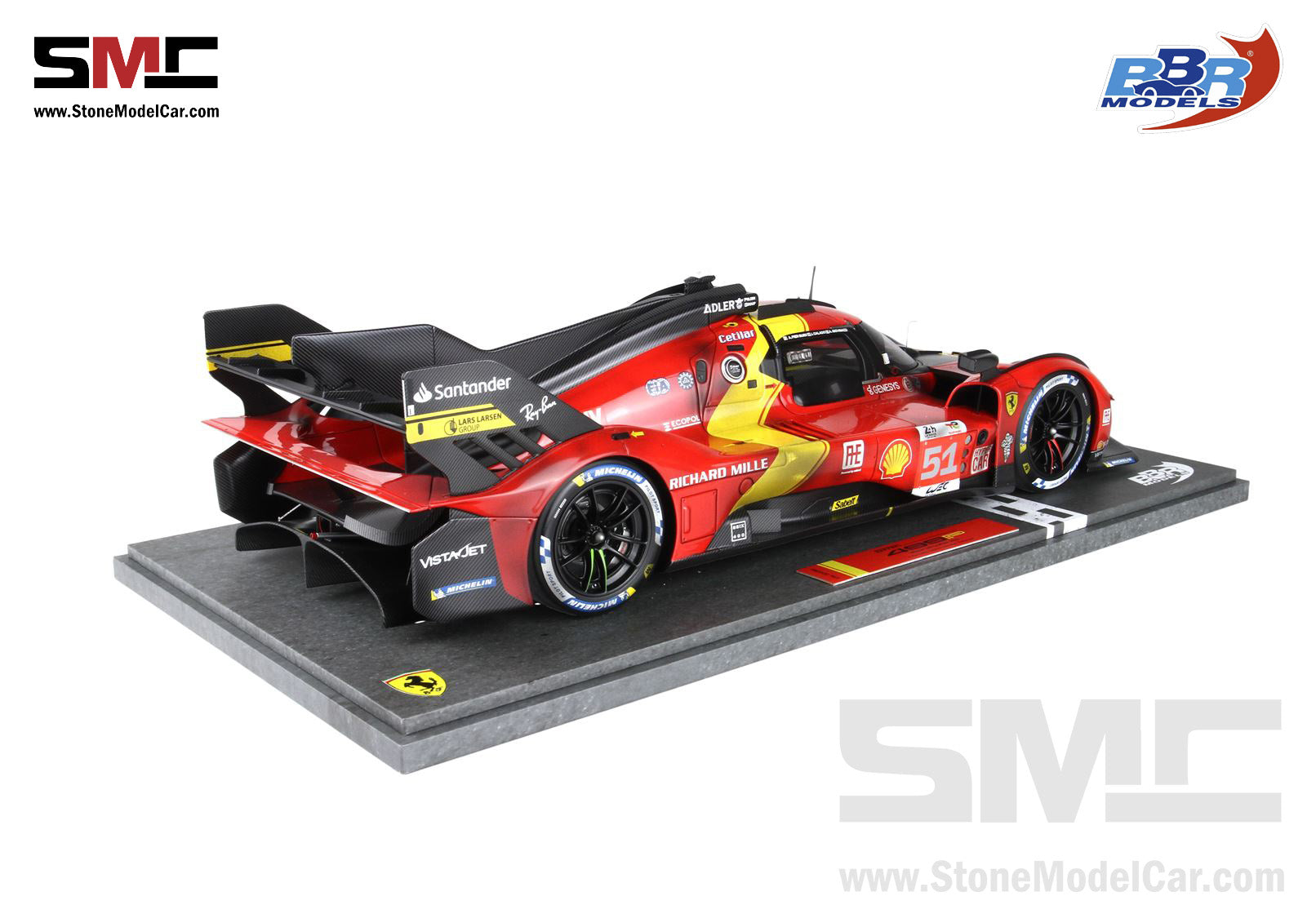 Ferrari 499P #51 AF CORSE Winner 24H Le Mans 2023 BBR 1:12