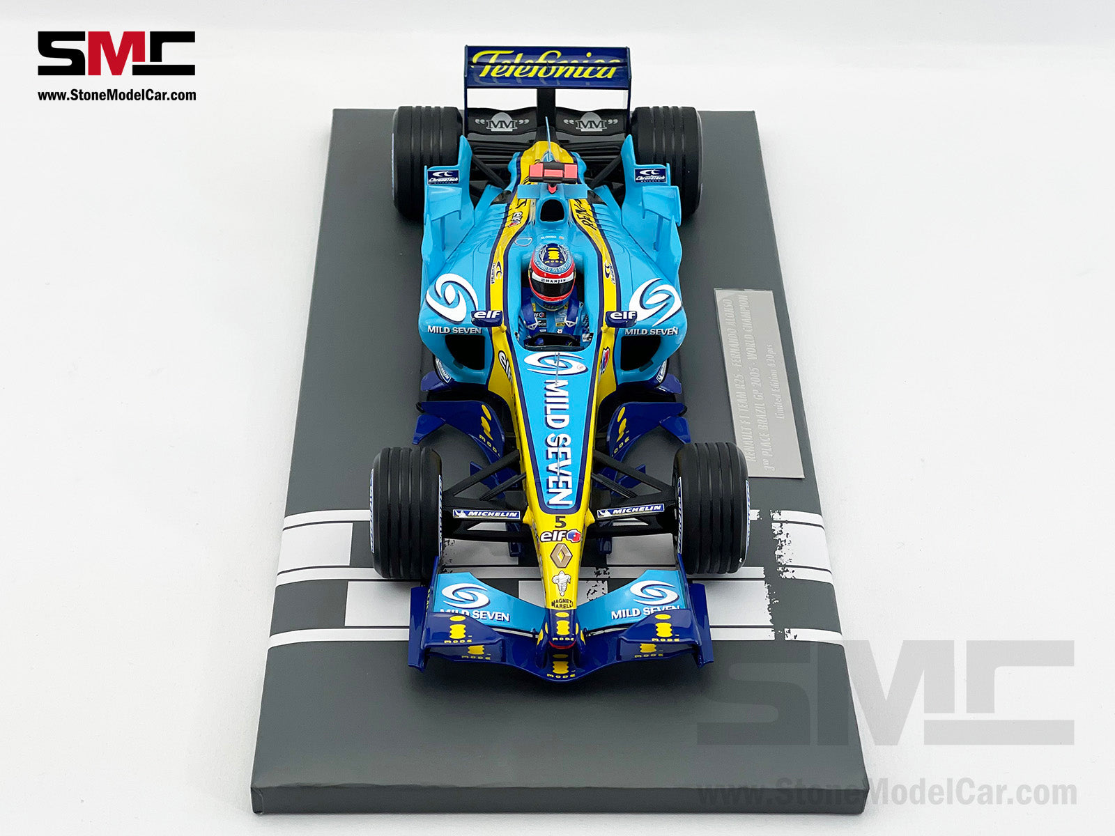 Renault F1 R25 #5 Fernando Alonso Brazil GP 2005 World Champion 1