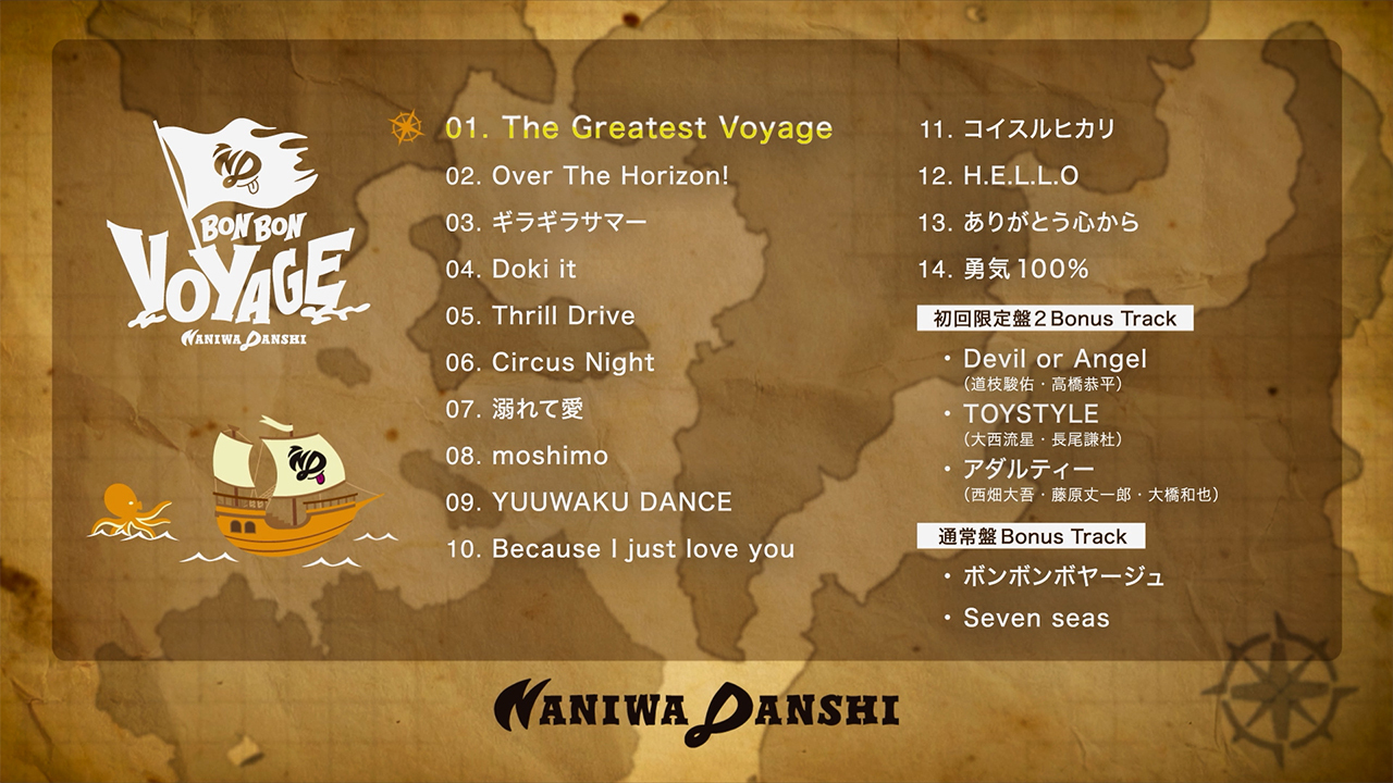 BON BON VOYAGE｜なにわ男子｜Storm Labels OFFICIAL SITE