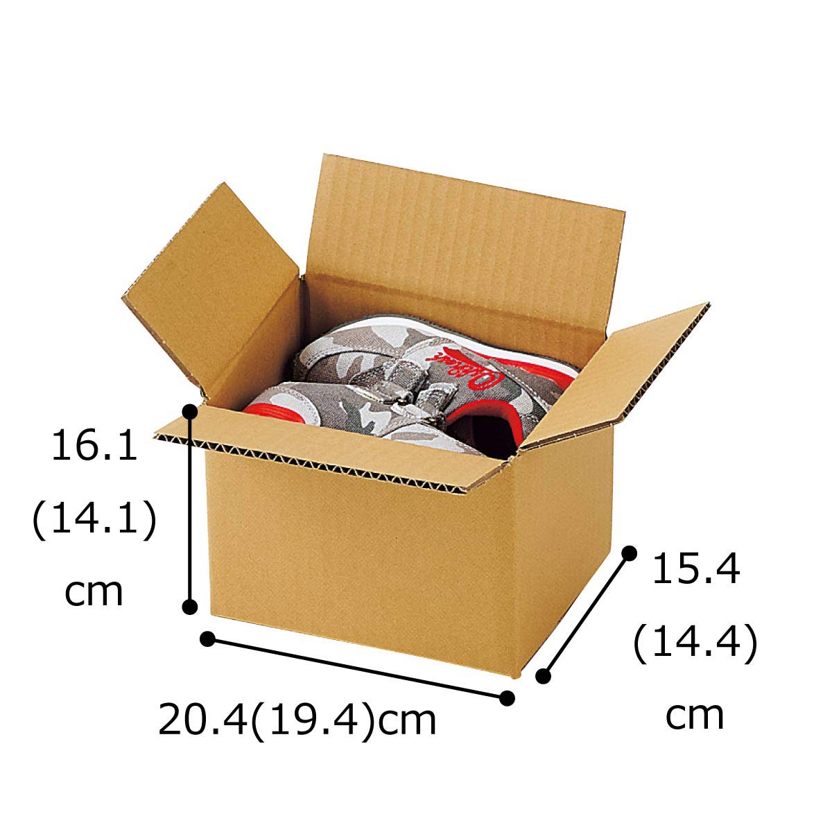ダンボールケース〔ストエキオリジナル〕 幅20.4×奥行15.4×高さ16.1cm