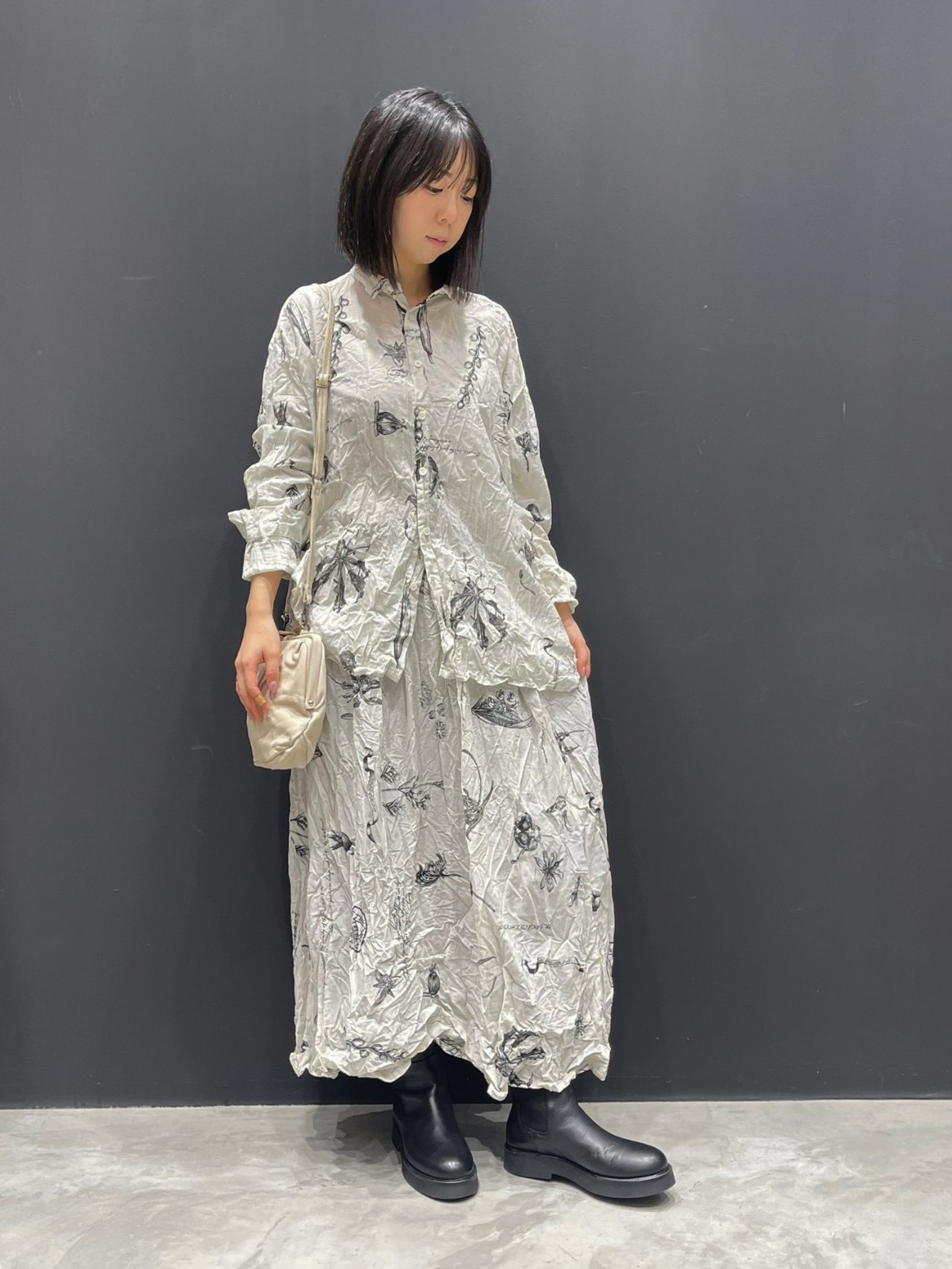 プラントグロウスプリント ブラウス| pas de calais（パドカレ）の