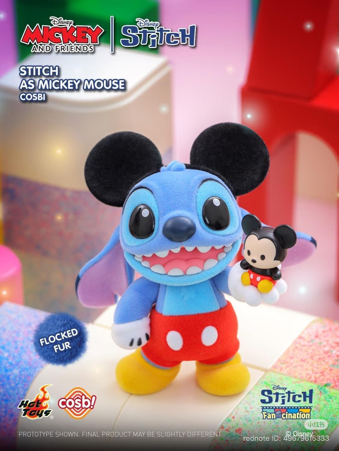 Stitch Fan-Cination Mickey & Friends Stitch Cosbi Collection