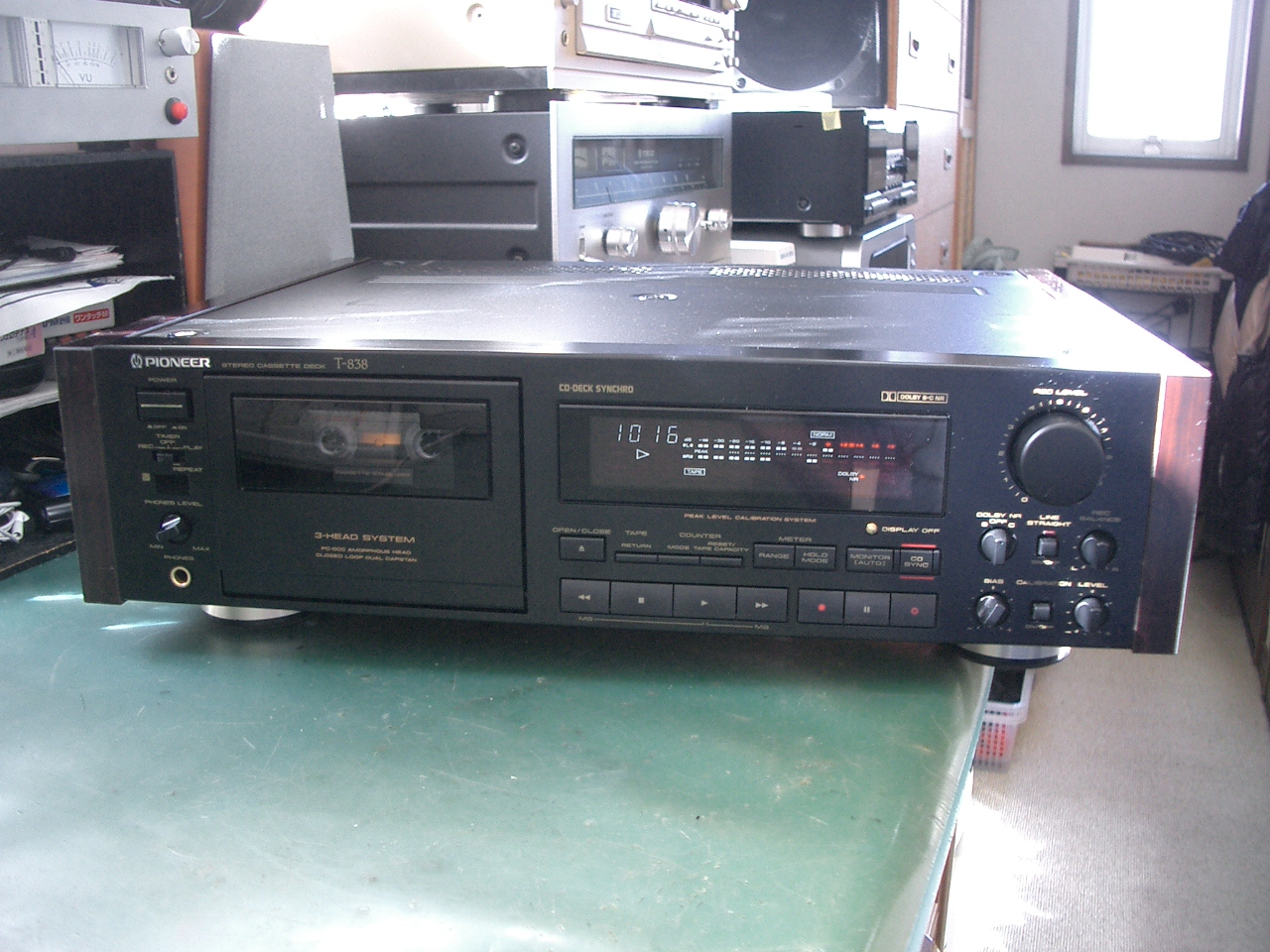 PIONEER カセットデッキ T-838の修理