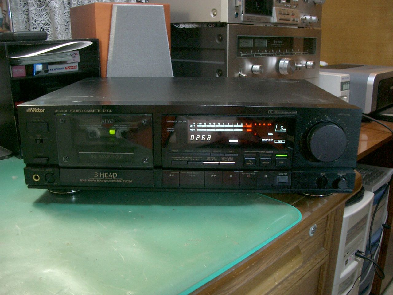 Victor カセットデッキ TD-V631の修理