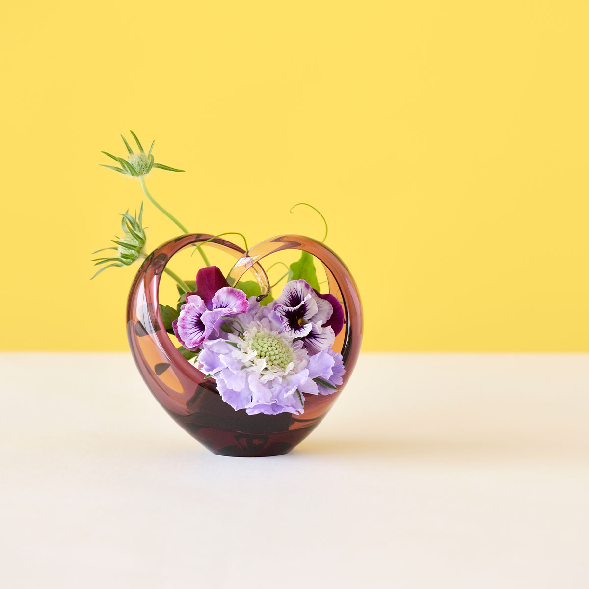 ハートクルヴァ：フラワーベース | 一輪挿し | Sghr
