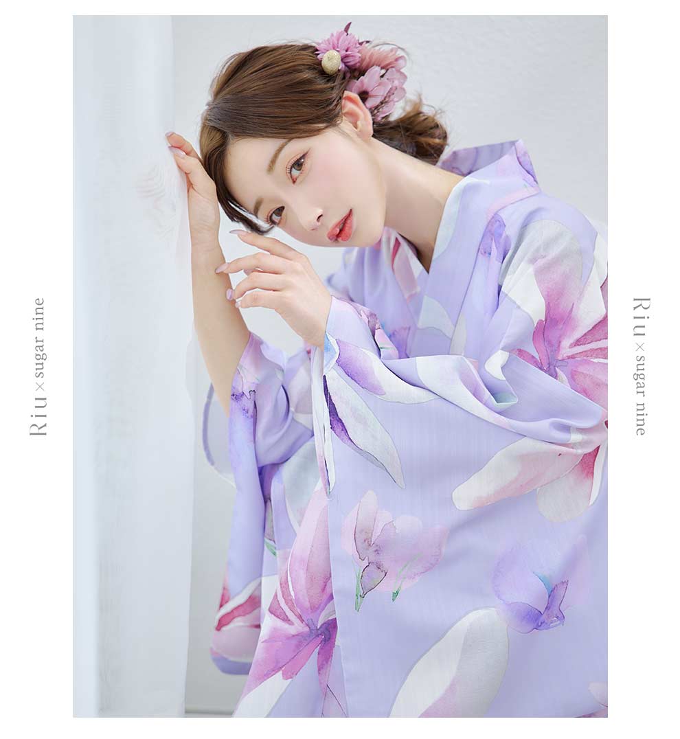 Riu×sugarnineコラボレーション浴衣2024【sugar】 - sugar