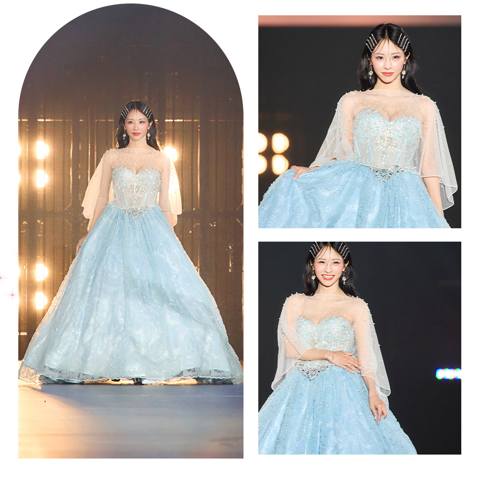 関西コレクション2023SS Soumei×sugar 着用ドレス - sugar