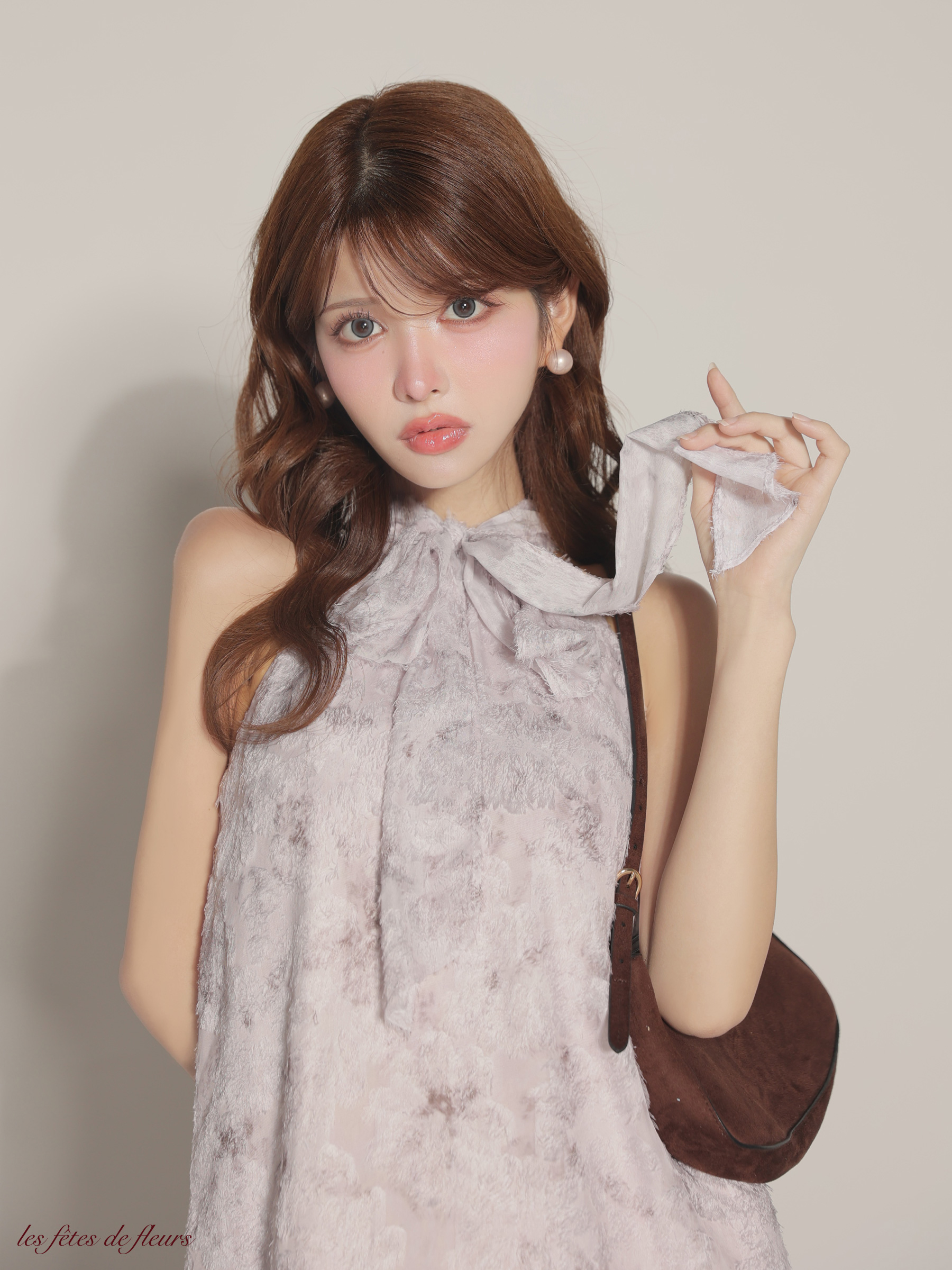 XSサイズあり【DEA./ディア】fleurs jacquard mini dress/ フラワー